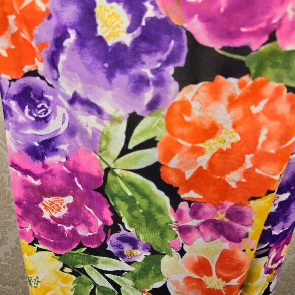 Endless Blu Luxe Size Small Ruched Floral Midi Dress Off the Shoulder Sleeve NWT - Picture 10 of 16